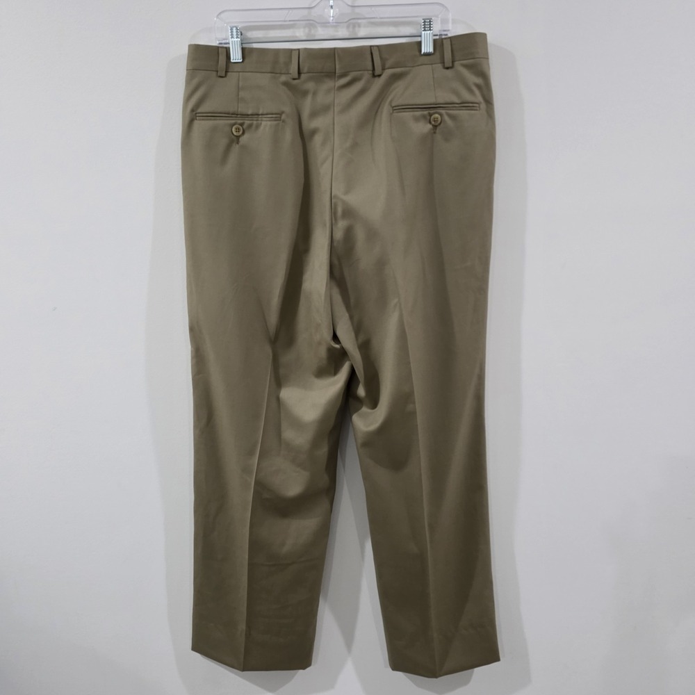 Lauren Ralph Lauren Mens 120S And Cashmere Dress Pants Size 36 Pleated‎ Business - Picture 2 of 8